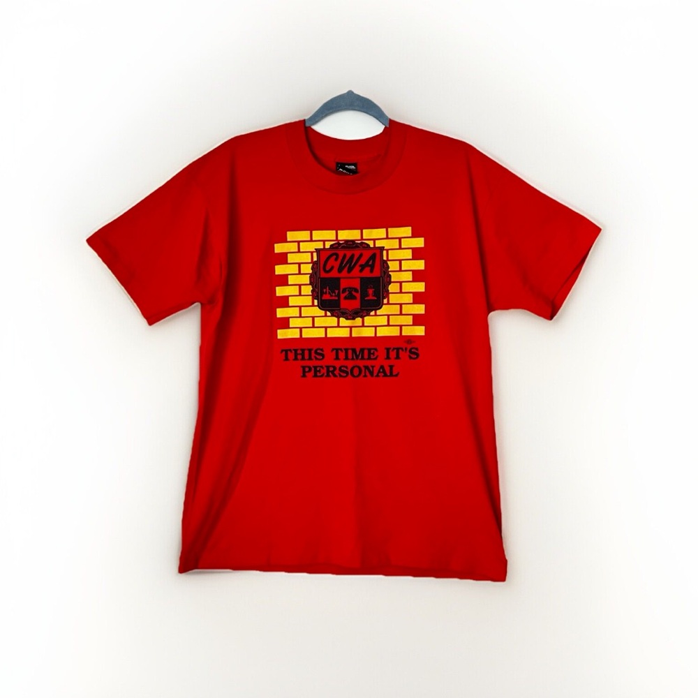 Vtg CWA Logo shirt